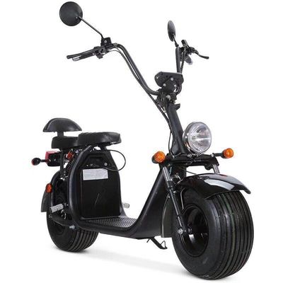 Citycoco Bike Scooter à pneus gras électrique Moped avec moteur à moyeu arrière 60V 2000w 12 &quot;Taille de roue
