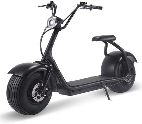 Citycoco Bike Scooter à pneus gras électrique Moped avec moteur à moyeu arrière 60V 2000w 12 &quot;Taille de roue