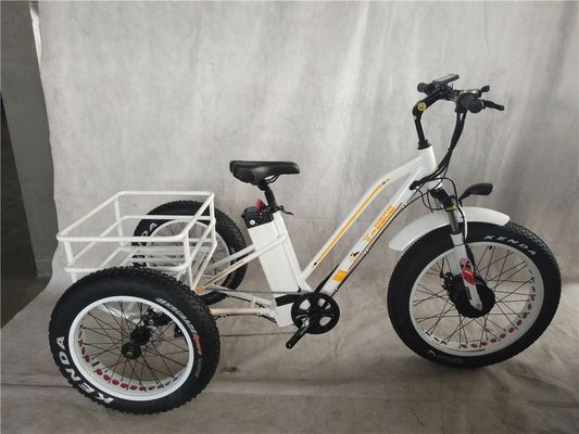 États-Unis 24&quot;20&quot; Bafang 8fun motorisé 750W 48V 17a Adulte 3 roues Cargo Ebike Tricycle électrique