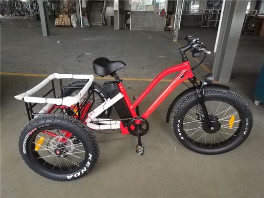 États-Unis 24&quot;20&quot; Bafang 8fun motorisé 750W 48V 17a Adulte 3 roues Cargo Ebike Tricycle électrique