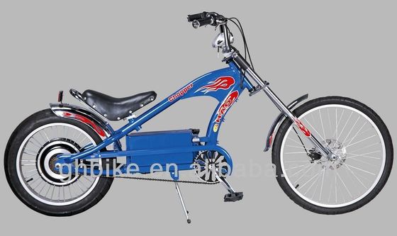 24&quot;-20&quot; Chopper Vélo électrique Vélo avec alimentation par batterie au lithium et frein à disque