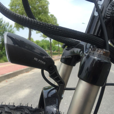 Vélo de montagne électrique à batterie cachée avec fourchette en acier et 21 vitesses