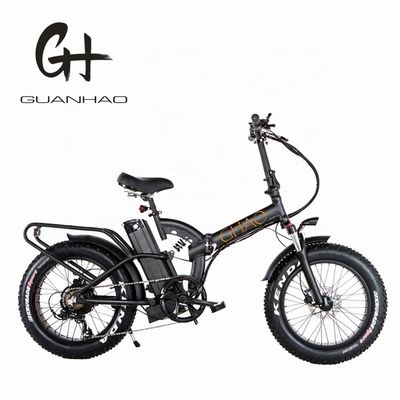 48V 14Ah batterie au lithium Samsung 7 vitesse 750W 20&quot; 4.0 cadre de suspension complète vélo électrique pliable