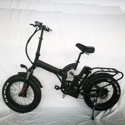 48V 14Ah batterie au lithium Samsung 7 vitesse 750W 20&quot; 4.0 cadre de suspension complète vélo électrique pliable