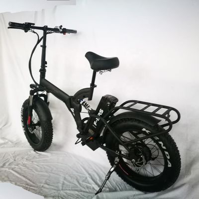 48V 14Ah batterie au lithium Samsung 7 vitesse 750W 20&quot; 4.0 cadre de suspension complète vélo électrique pliable