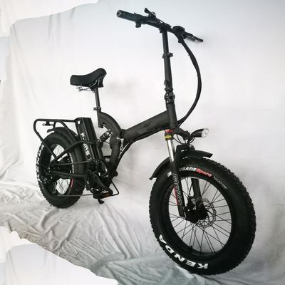48V 14Ah batterie au lithium Samsung 7 vitesse 750W 20&quot; 4.0 cadre de suspension complète vélo électrique pliable