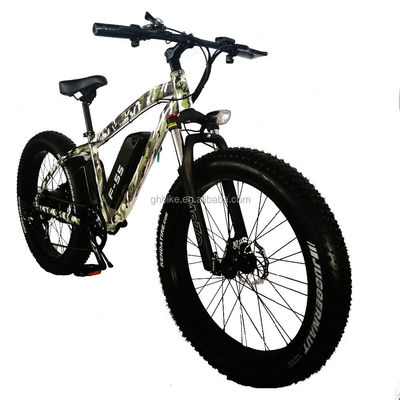 26 pouces 750W camouflage couleur de l'armée neige vélo électrique 48V non pliable