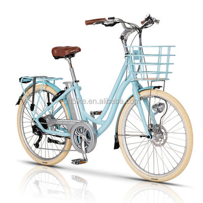 Ladies Beach Cruiser Vole Kensington vélo électrique avec tension 48V et cadre en aluminium