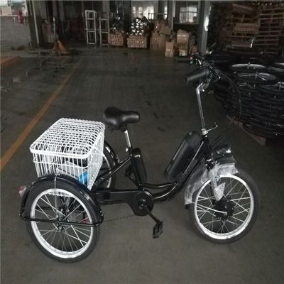 Naviguez sans effort dans la ville sur notre vélo électrique à trois roues de 350 W pour les personnes âgées