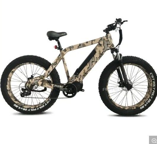 26&quot; à grande vitesse 48V 750W 1000W Bafang MID moteur pneu gras vélo électrique