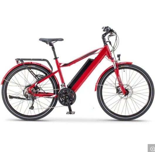 Vélo électrique de la route de la ville 26 pouces Matériau de fourchette en aluminium et batterie arrière