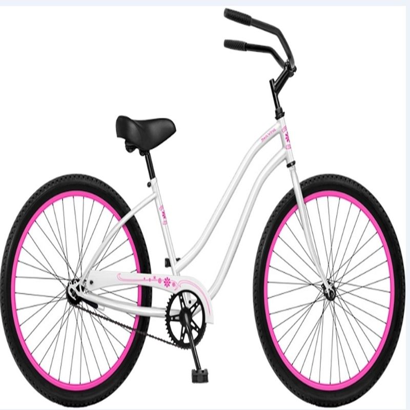 Pas à pas dans la conception 26 pouces Beach Cruiser vélo avec frein à pieds et couleur blanche