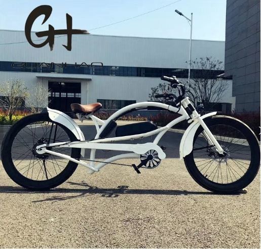 Pneus de 24 pouces pour hommes de 3,0 pouces 48V 17AH OEM/ODM 750W 28MPH à vitesse unique Bafang Motor Display Chopper Vélo électrique