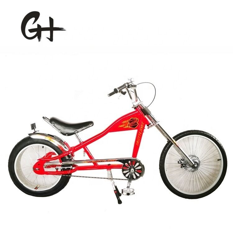 24&quot; V Brake/ Disque Brakes 4.0 Pneumatique à vitesse unique Chopper vélo pour le marché américain