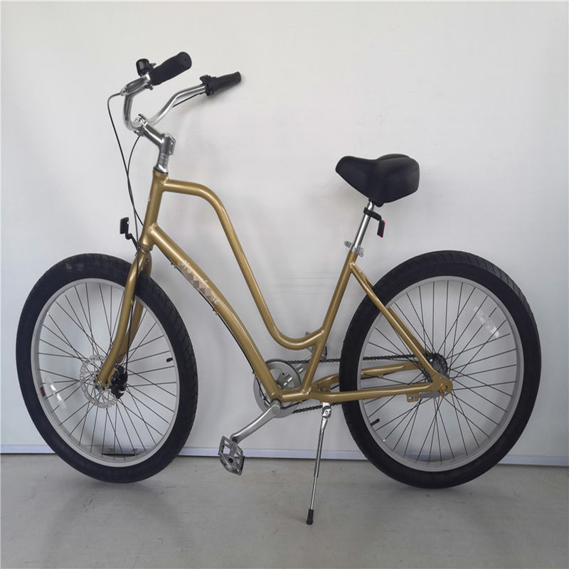26 pouces 3 vitesse Comfort Hybrid Pas à travers Beach Cruiser vélo avec logo personnalisé