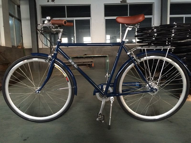 Vintage City Road Bike en alliage d'aluminium avec levier de freinage Z-star et frein à pince