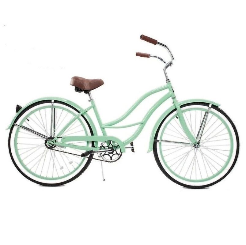 Cadre en acier de 26 pouces Cadre dur 3 vitesses vélo de plage pour adultes Hommes et femmes