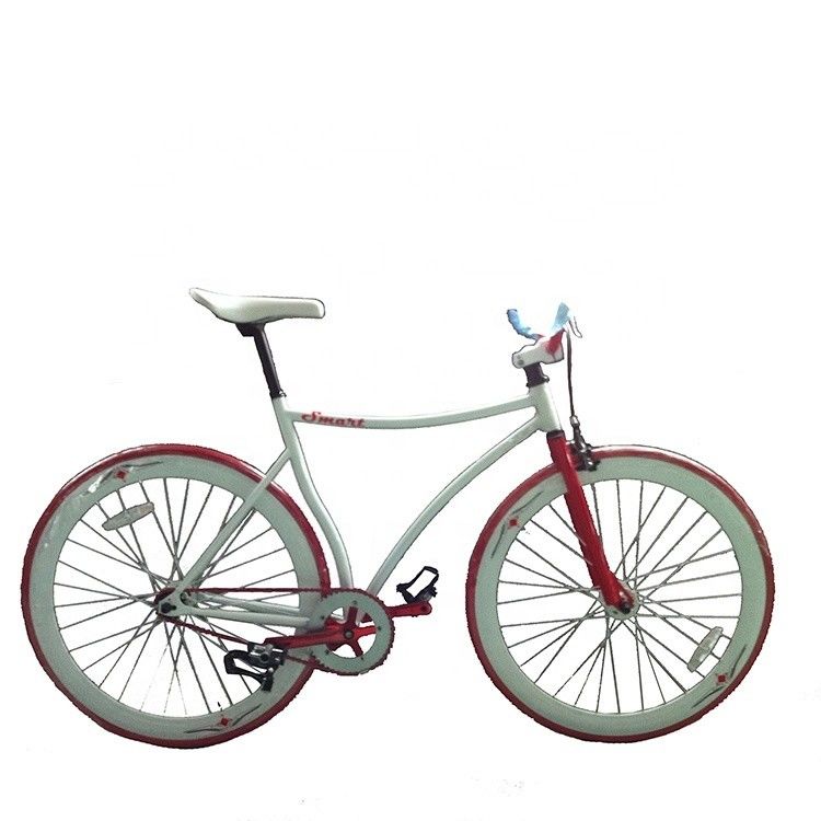 Bicicle personnalisé CE Hi-Ten Steel Frame 700C à vitesse fixe unique pour garçons