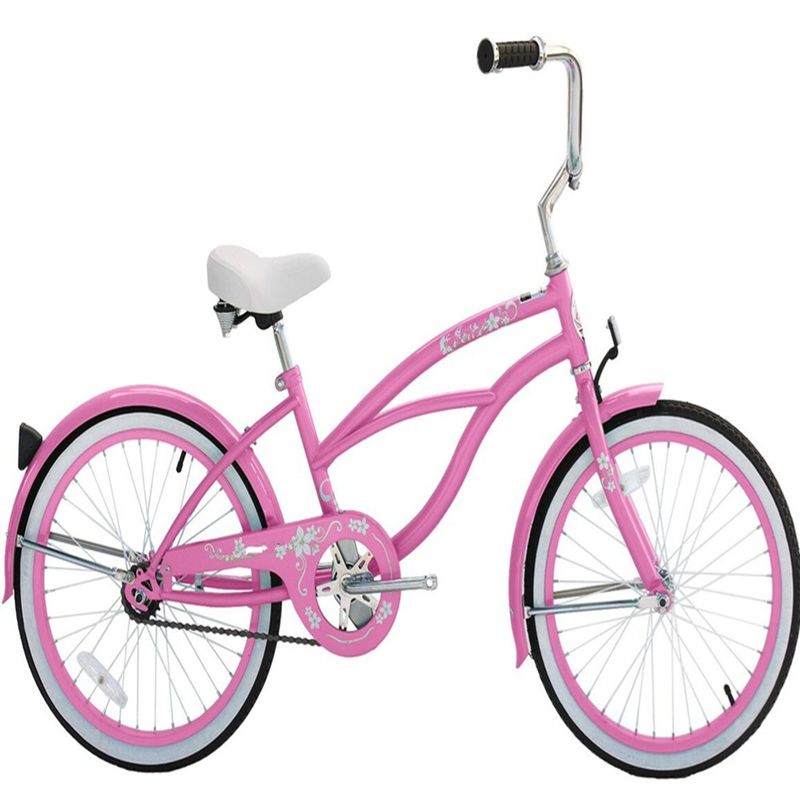 Jetta Pink Girls 20 &quot; Beach Cruiser Vélo Poids brut 11 kg Léger et durable 9 kg