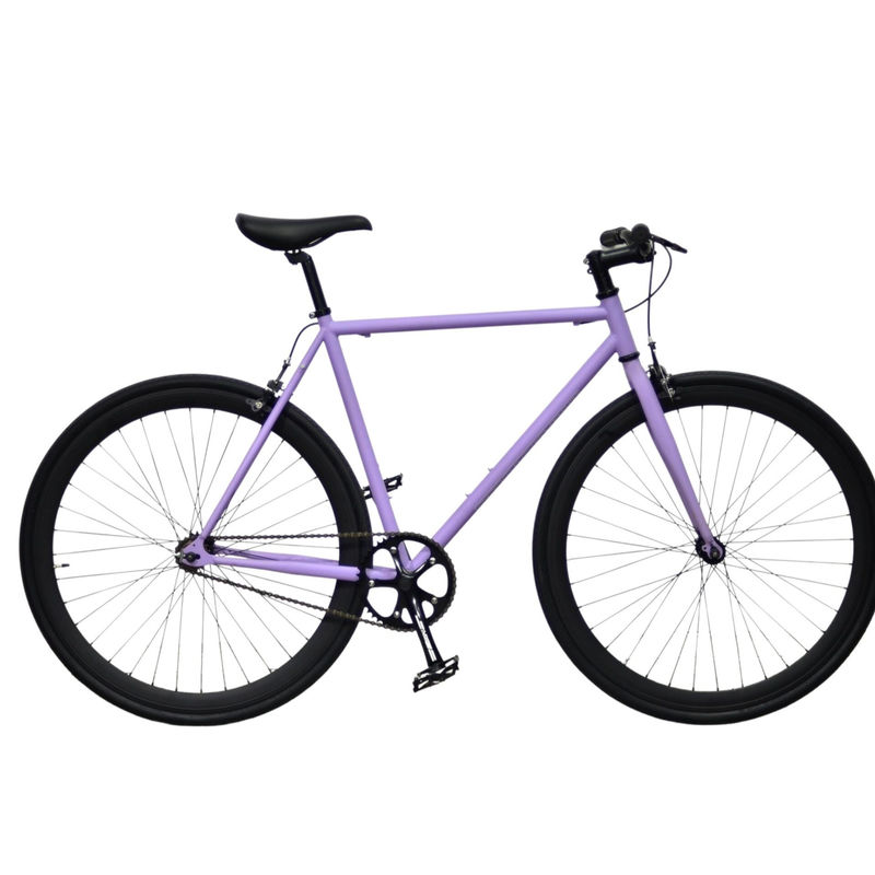 1.6m Longueur OEM Colorié 700C Adult Road Racing Poids léger à vitesse unique Fixie Fixe Gear Bike