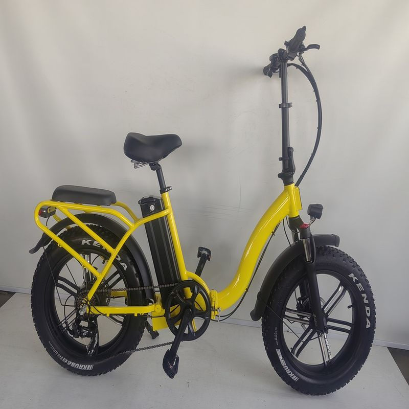 Kenda 20*4.0 pneu et pédale Wellgo 48V 750W vélo électrique pliable pour Beach Cruiser