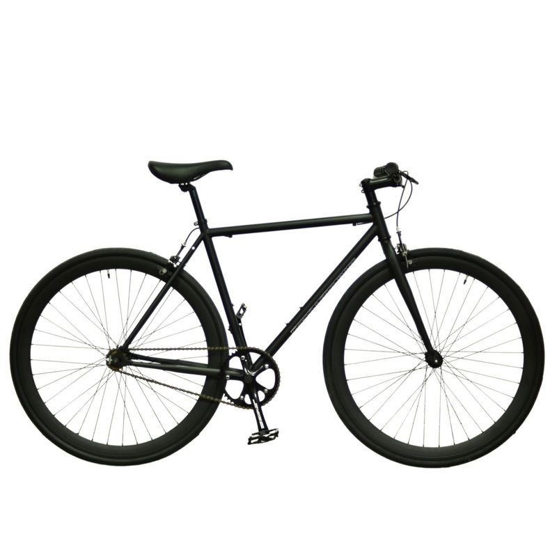 Quando Hub Noir Couleur personnalisée 700x28C cadre en acier Vintage Fixie vélo à engrenages fixes