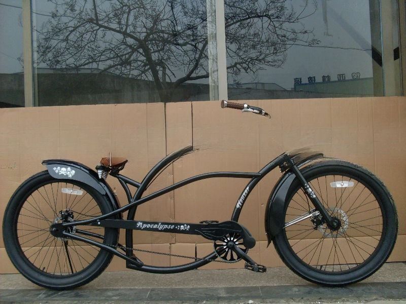 Le marché américain populaire 24 &quot; Chopper vélo avec poids brillant de 19 kg et matériau de cadre en acier