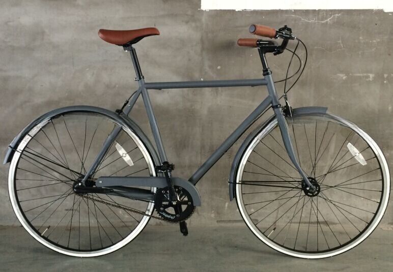 Rame d'aluminium Poids brut 14,0 kg Vintage style vélo classique Vélo 700C pour le bénéfice