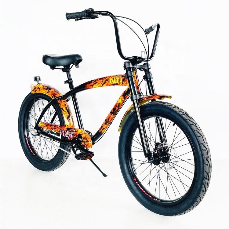 USA Homme 24 &quot; 3,0 pneu de graisse cadre en aluminium vélo de plage avec frein à disque