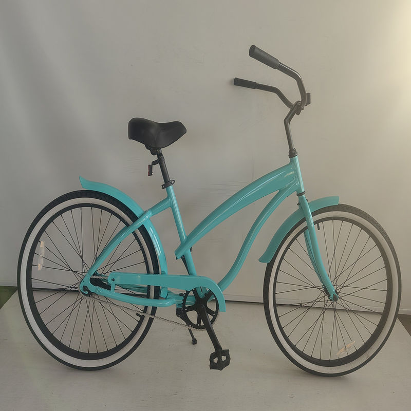 Cadre en aluminium de 26 pouces Hybride monoplace VTT féminin 2024 Pas de frein arrière