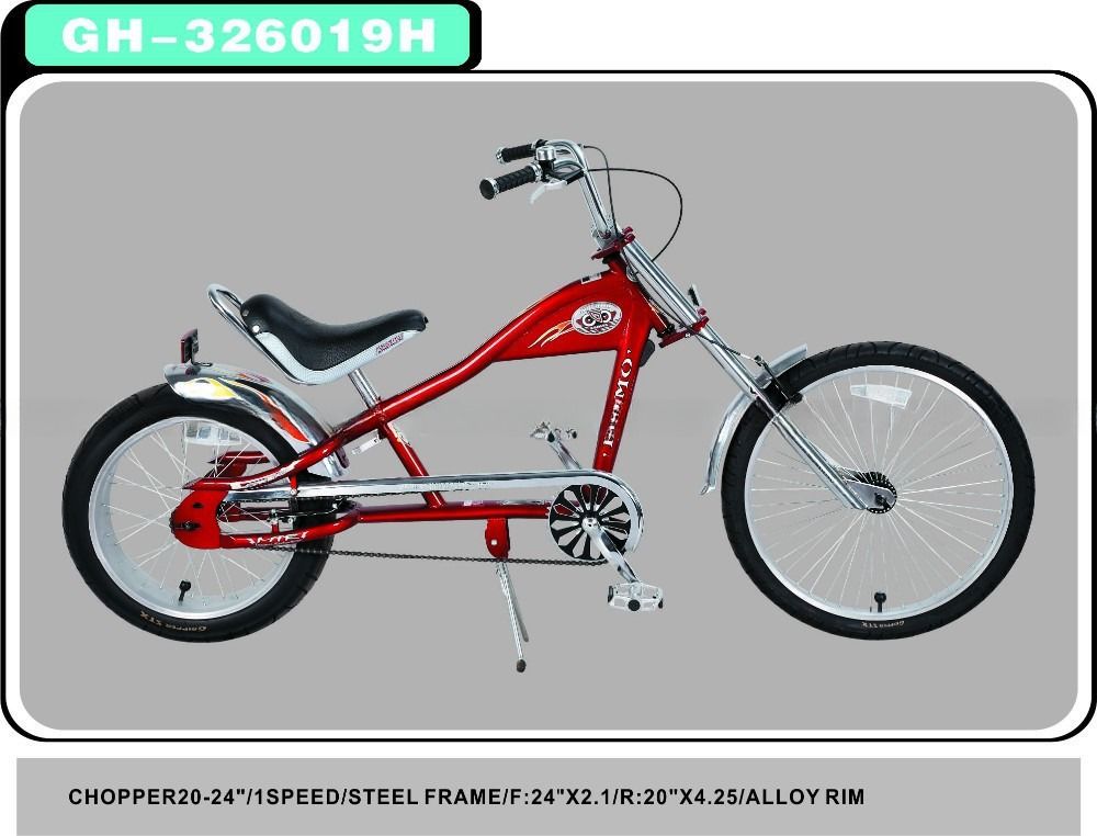 Pédale en plastique 20-24 pouces vélo de chopper pour hommes et femmes modèle vélo de chopper aux États-Unis