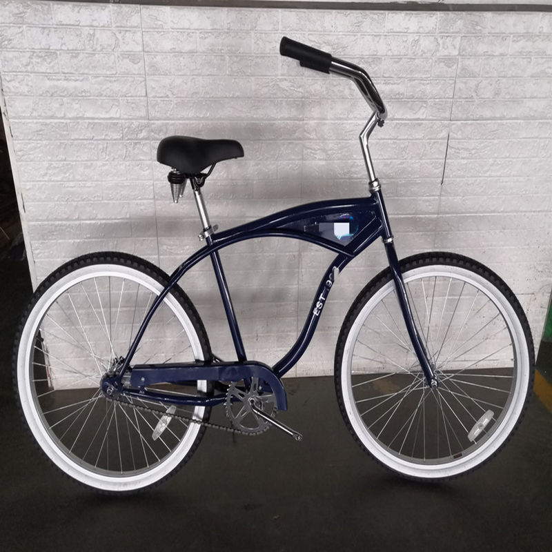 Big Logo Adultes 26 pouces vélo de plage à vitesse unique avec option de porte-avions avant