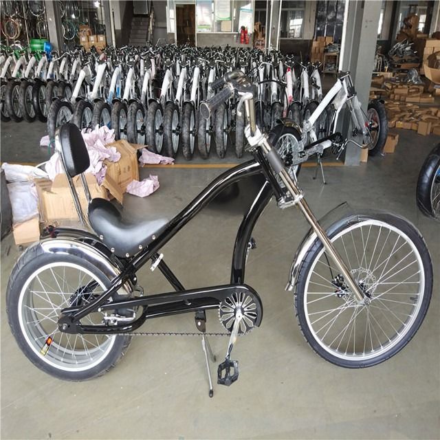 Vélo de chopper de 20 à 24 pouces pour hommes avec suspension à fourchette et options personnalisables