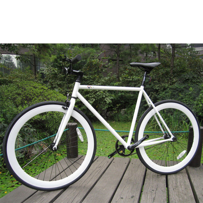 Cadre rigide non arrière amortisseur Comfort Manches et assortissant Comfort selle vélo fixe 700C pouces