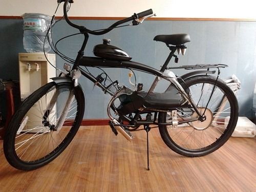 Fabriqué Moto Bike 50cc 60cc 80cc vélo à moteur à essence avec frein en V et pédale en plastique
