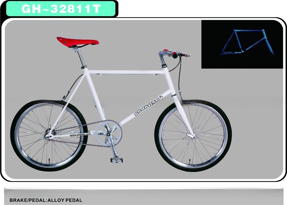 Bicicles routiers ou bicyclettes fixes CR-MO Cadre de vélo Top Choice avec tige du guidon en alliage