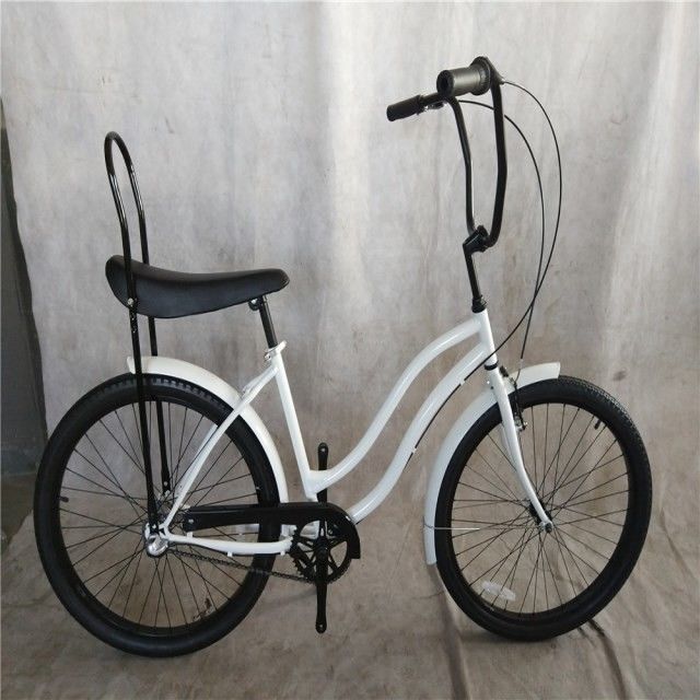 26 pouces 3 vitesse adulte classique Lowrider Bike Beach Cruiser vélo avec 1,8 m de longueur