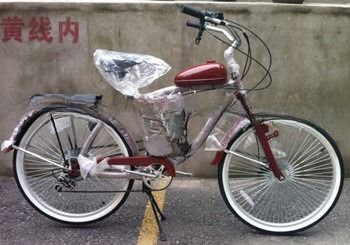 Expérience de conduite confortable Vélo à moteur à essence de 48 cc avec freins à disque et YScolor