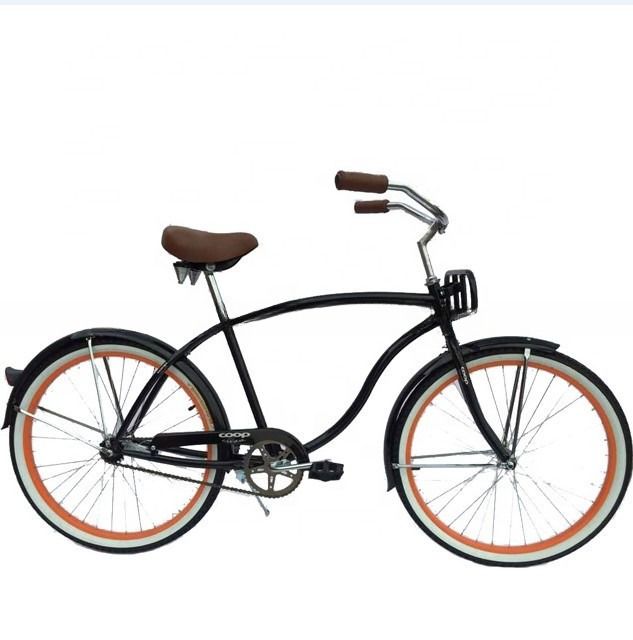 Vélo de plage de 26 pouces à grande vitesse pour adultes avec plateau métallique