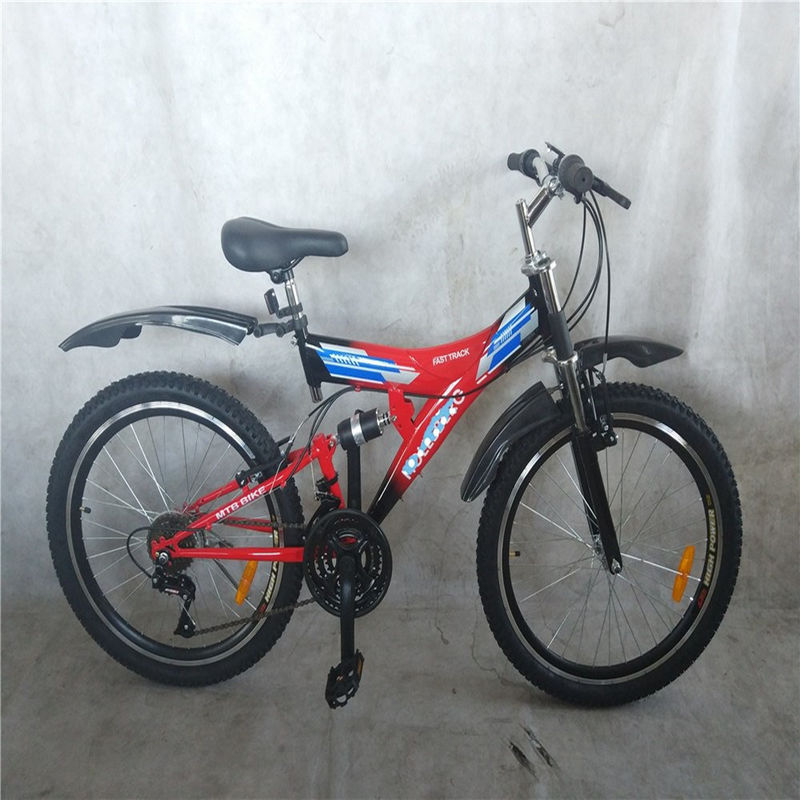 Cadre en acier 18 vitesses en descente MTB Cycle plein à double suspension VTT 24 pour OEM