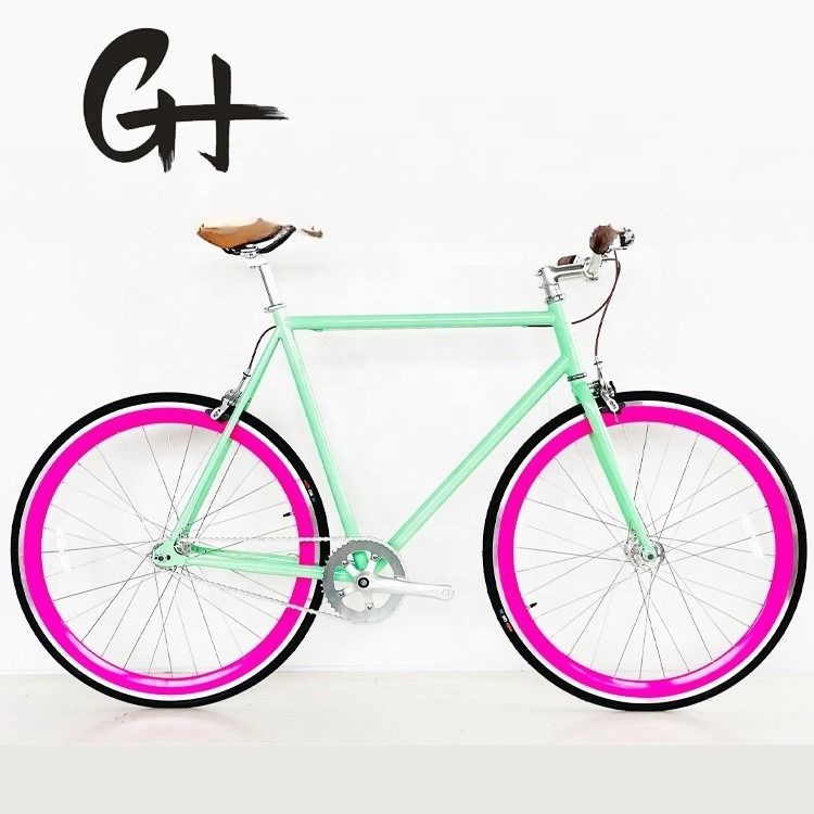 700C américain CE CPSC chinois Fixie Gear Velocité unique Longueur de la bicyclette 1,8 m Fork en acier