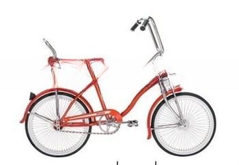 17 kg GHAO 20' basse roue de vélo cadre en acier finition chrome pour une conduite économique