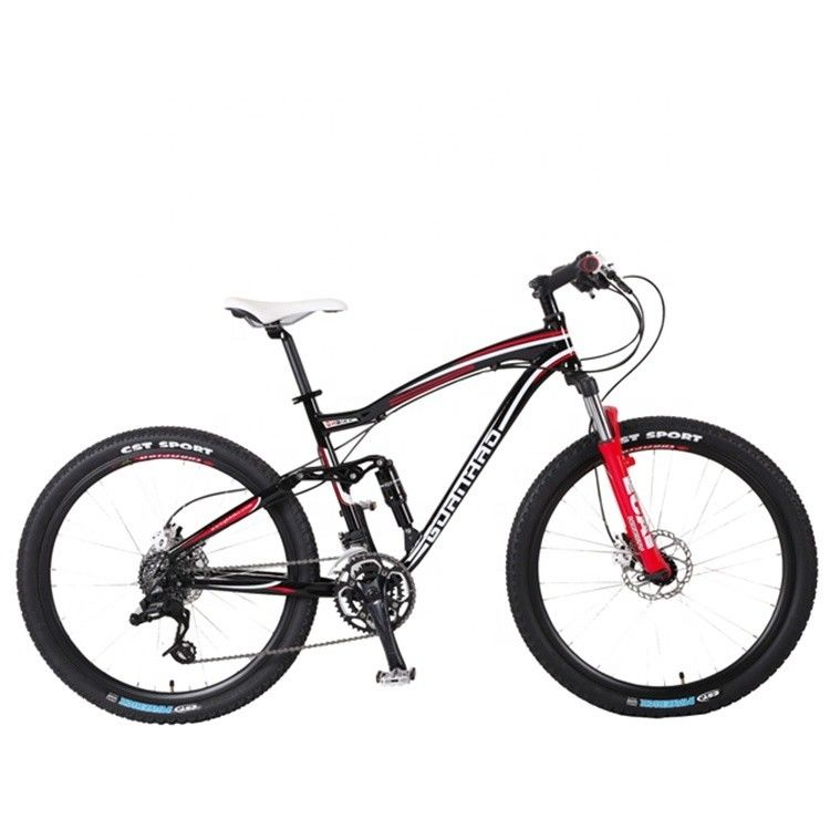 26&quot; OEM personnalisé USA CE Homme adulte 24 vitesses aluminium à suspension complète Vélo de montagne