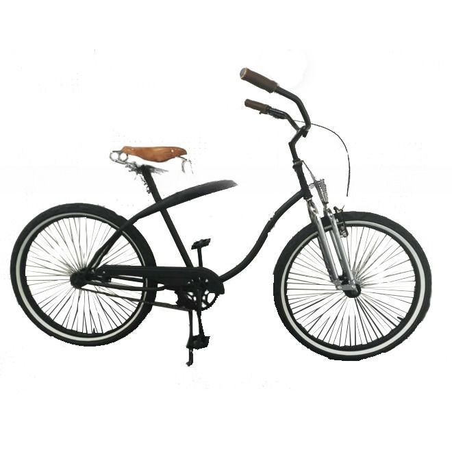 CE USA Hard Frame Non-Damper arrière 26 &quot;Cruiser de plage à vitesse unique pour la détente des hommes