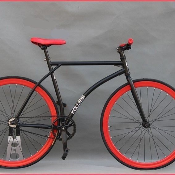 GHBIKE 700c 23C Fixie vélo à engrenages fixes vélo à vitesse unique cadre de vélo matériau acier