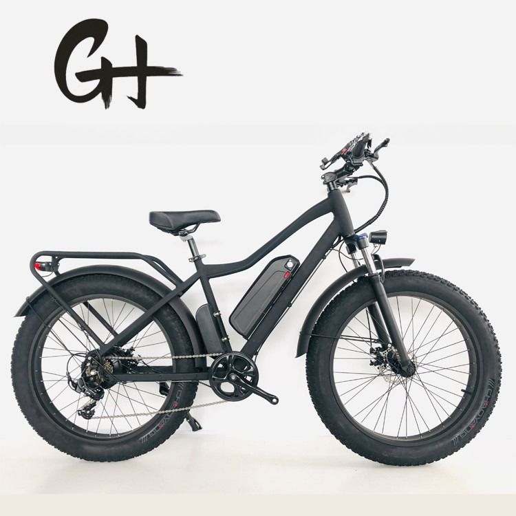 Frein à disque 750W 48V Batterie au lithium Adult E Bike Fat Tire Vélo électrique 26 pouces avec vitesse maximale de 30-50Km/h
