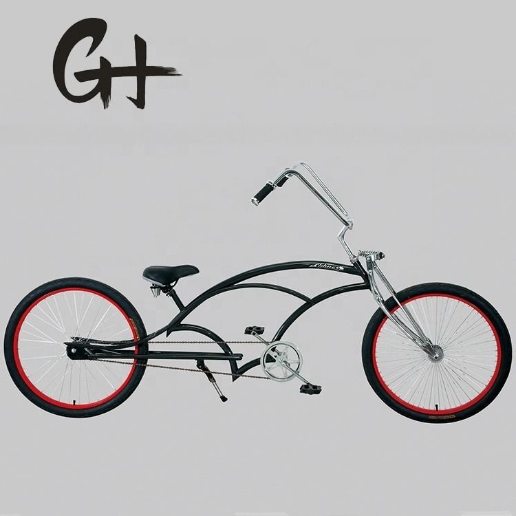 26 pouces Chopper style Beach Cruiser vélo avec fourchette en acier et 150 kg de capacité de charge