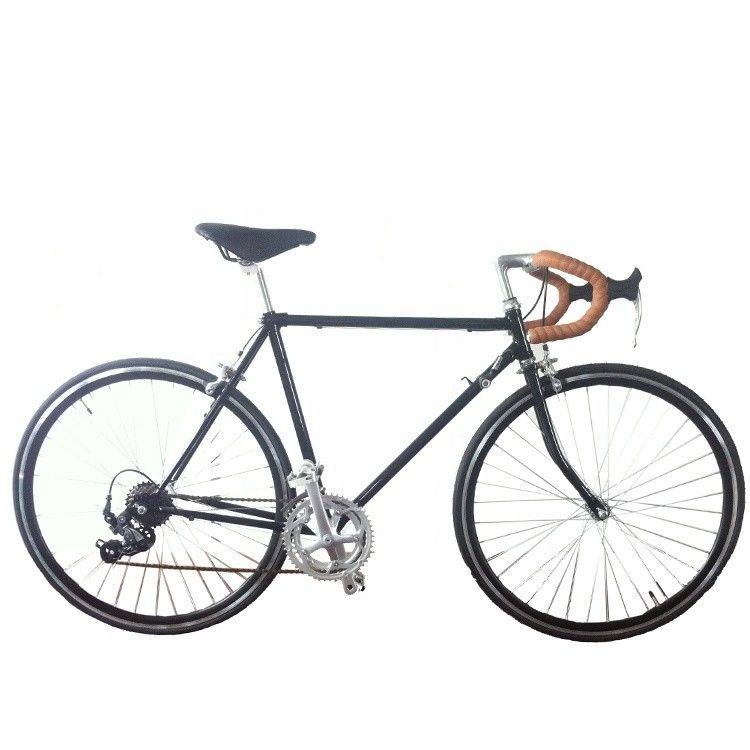 Vélo routier 700C avec cadre en acier Hi-Ten Shimano 14S classique et frein à pince