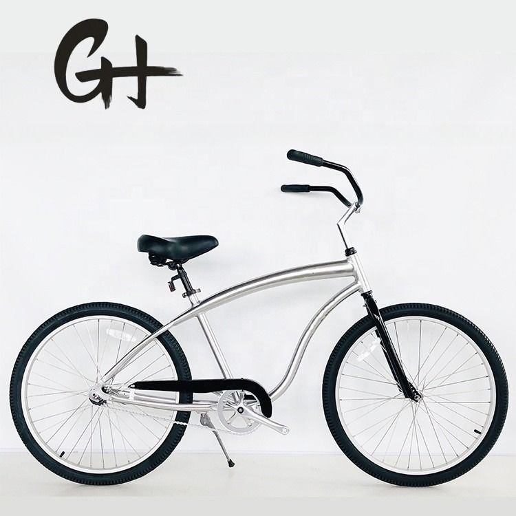26 pouces Aluminium 6061 Cadre Coaster frein Single Speed Beach Cruiser Vélo pour les hommes adultes