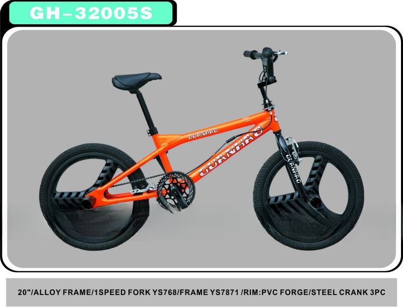 Léopard Grain Frame 20 &quot; BMX vélo à vitesse unique pour l'excitation de conduite en style libre